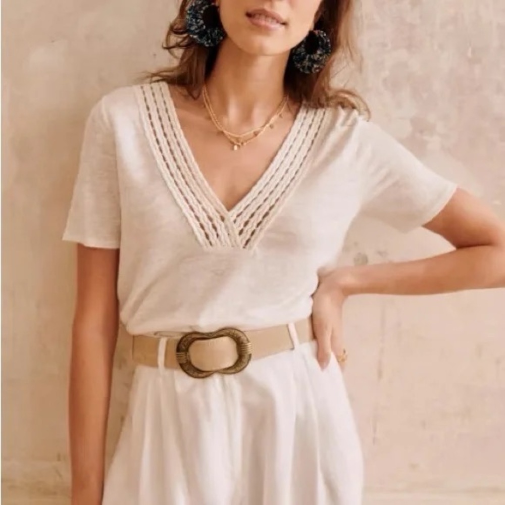Sezane Miranda T-Shirt size small.